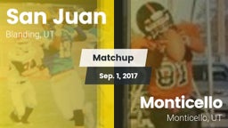 Matchup: San Juan vs. Monticello  2017