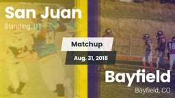Matchup: San Juan vs. Bayfield  2018