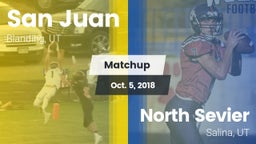 Matchup: San Juan vs. North Sevier  2018