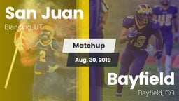 Matchup: San Juan vs. Bayfield  2019