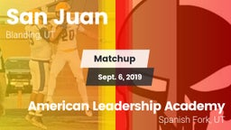 Matchup: San Juan vs. American Leadership Academy  2019