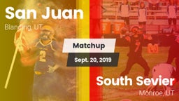 Matchup: San Juan vs. South Sevier  2019