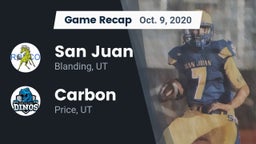 Recap: San Juan  vs. Carbon  2020