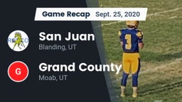 Recap: San Juan  vs. Grand County  2020