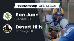 Recap: San Juan  vs. Desert Hills  2021