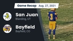 Recap: San Juan  vs. Bayfield  2021