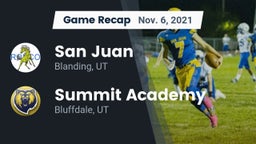 Recap: San Juan  vs. Summit Academy  2021