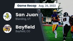 Recap: San Juan  vs. Bayfield  2022