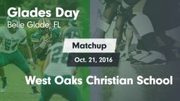 Matchup: Glades Day vs. West Oaks Christian School 2016