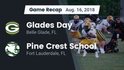Recap: Glades Day  vs. Pine Crest School 2018
