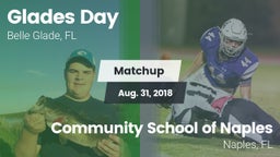 Matchup: Glades Day vs. Community School of Naples 2018