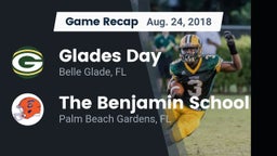 Recap: Glades Day  vs. The Benjamin School 2018