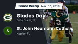 Recap: Glades Day  vs. St. John Neumann Catholic  2018