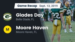 Recap: Glades Day  vs. Moore Haven  2019