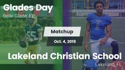 Matchup: Glades Day vs. Lakeland Christian School 2019