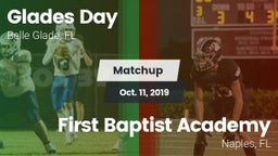 Matchup: Glades Day vs. First Baptist Academy  2019