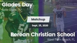 Matchup: Glades Day vs. Berean Christian School 2020