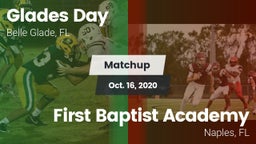 Matchup: Glades Day vs. First Baptist Academy  2020