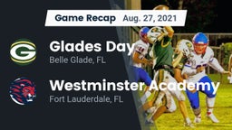 Recap: Glades Day  vs. Westminster Academy 2021