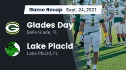 Recap: Glades Day  vs. Lake Placid  2021