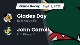 Recap: Glades Day  vs. John Carroll  2022