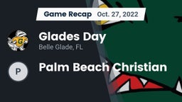 Recap: Glades Day  vs. Palm Beach Christian 2022