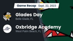 Recap: Glades Day  vs. Oxbridge Academy 2023