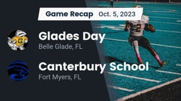 Recap: Glades Day  vs. Canterbury School 2023