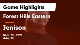 Forest Hills Eastern  vs Jenison   Game Highlights - Sept. 25, 2021