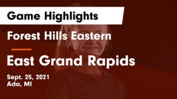 Forest Hills Eastern  vs East Grand Rapids  Game Highlights - Sept. 25, 2021