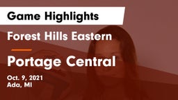 Forest Hills Eastern  vs Portage Central  Game Highlights - Oct. 9, 2021