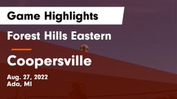 Forest Hills Eastern  vs Coopersville  Game Highlights - Aug. 27, 2022