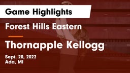 Forest Hills Eastern  vs Thornapple Kellogg  Game Highlights - Sept. 20, 2022