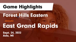 Forest Hills Eastern  vs East Grand Rapids  Game Highlights - Sept. 24, 2022