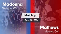 Matchup: Madonna vs. Mathews  2016