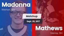 Matchup: Madonna vs. Mathews  2017