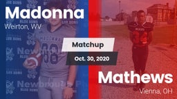 Matchup: Madonna vs. Mathews  2020