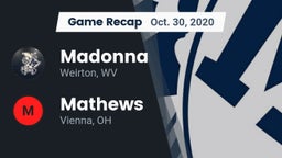 Recap: Madonna  vs. Mathews  2020
