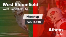Matchup: West Bloomfield vs. Athens  2016