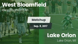 Matchup: West Bloomfield vs. Lake Orion  2017
