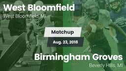 Matchup: West Bloomfield vs. Birmingham Groves  2018