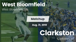 Matchup: West Bloomfield vs. Clarkston  2018