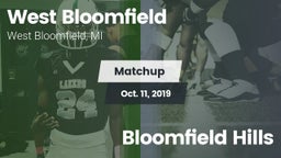 Matchup: West Bloomfield vs. Bloomfield Hills 2019