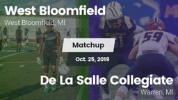 Matchup: West Bloomfield vs. De La Salle Collegiate 2019
