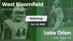 Matchup: West Bloomfield vs. Lake Orion  2020