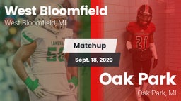 Matchup: West Bloomfield vs. Oak Park  2020