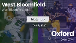 Matchup: West Bloomfield vs. Oxford  2020