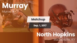 Matchup: Murray vs. North Hopkins  2017