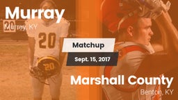 Matchup: Murray vs. Marshall County  2017