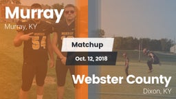 Matchup: Murray vs. Webster County  2018